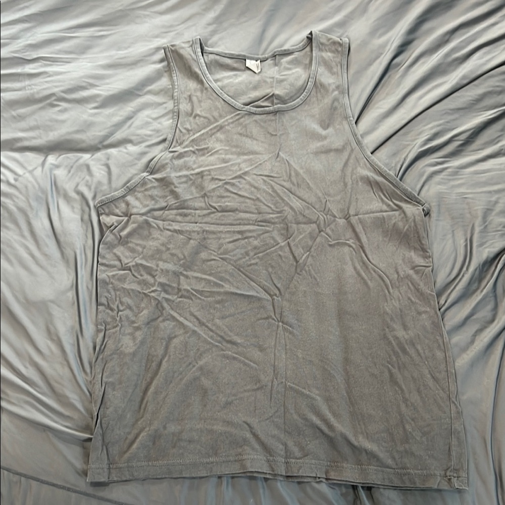 Next Level Apparel Gray Tank Top Casual Comfort